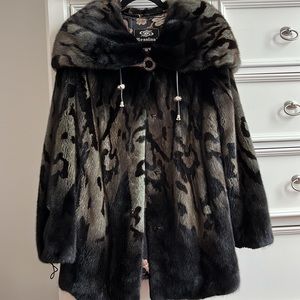 luxury high quality Real female Mink coat